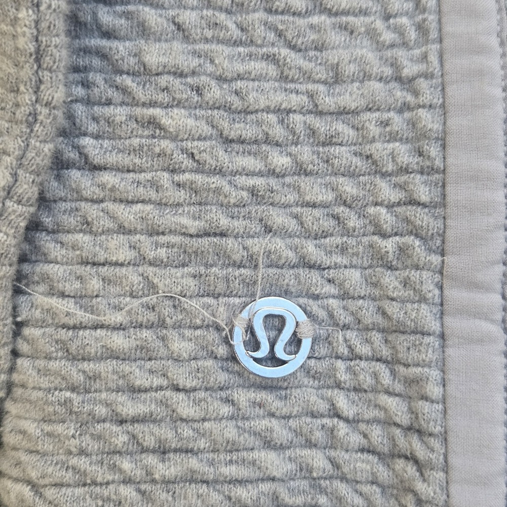 Lululemon On Repeat Bomber Jacket Women's Size 4 Gray - Picture 8 of 12